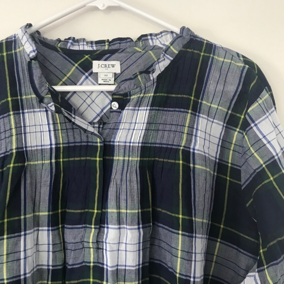 🍁3/30$!!! Plaid Pull Over Henley Top - Picture 2 of 10
